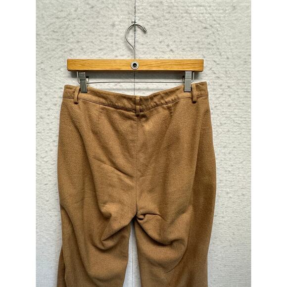Vintage LL Bean Soft Flannel Women Trousers 6 Reg Lined Classic Fit Straight - Picture 9 of 12